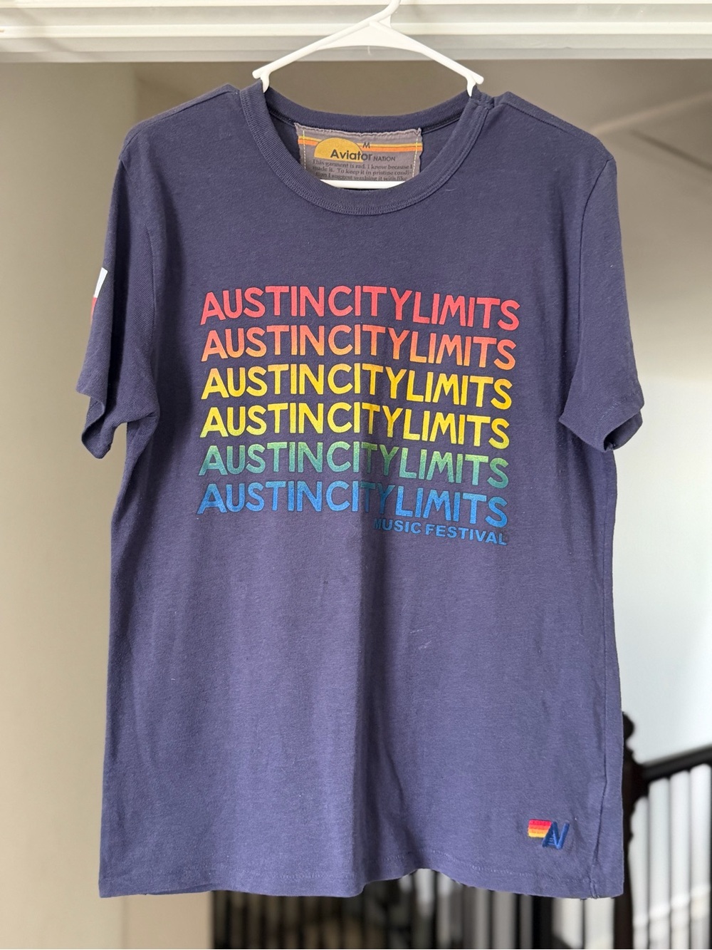 Aviator Nation Austin City Limits ACL Music Festival Graphic Tee Medium